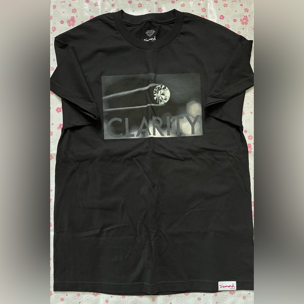 Diamond Supply Co. Clarity Skate Graphic Logo Mens Black Tee Size Large